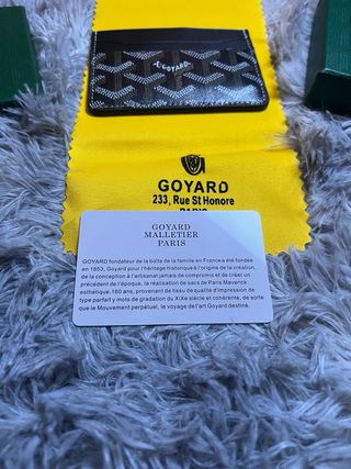 Portacarte Goyard Nero