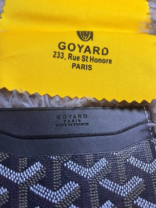 Portacarte Goyard Nero