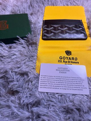 Portacarte Goyard Nero