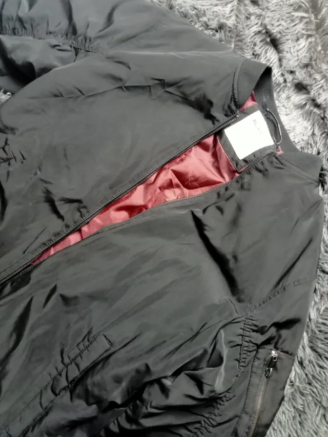 Chaqueta bomber negra talla M