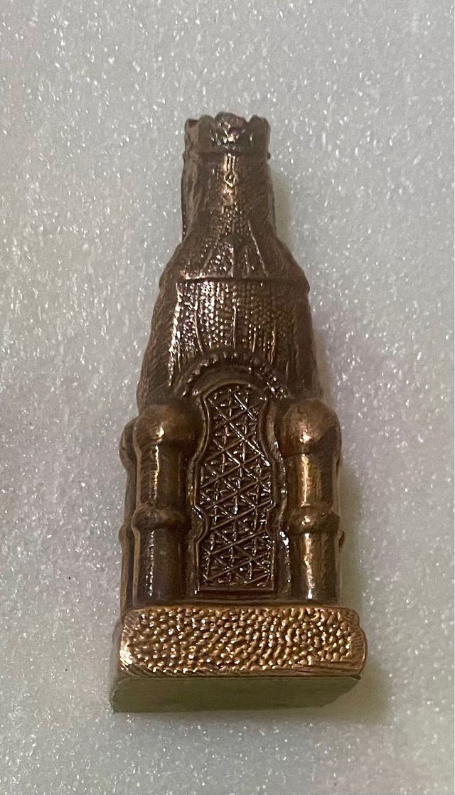 Virgen de Montserrat Bronce Dorado