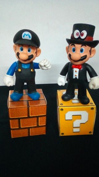 Set 2 Action Figure Super Mario