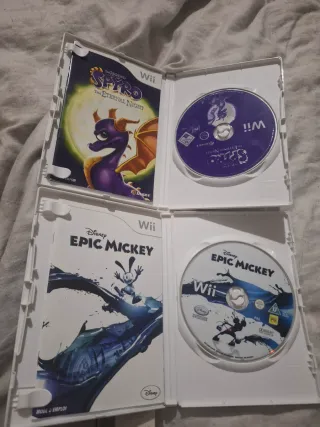 Lote 2 Juegos Wii + Mando Motion 2in1