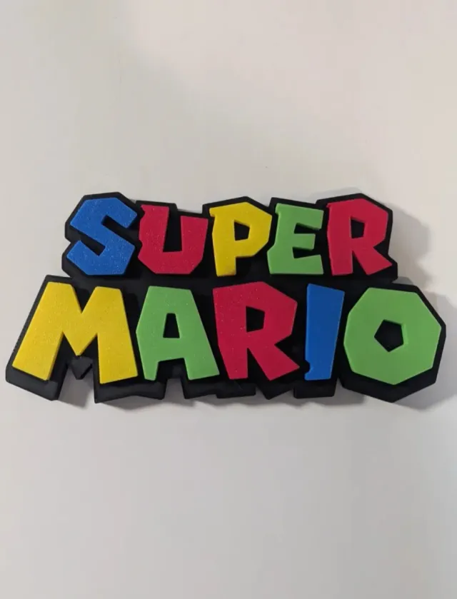 Letrero Super Mario