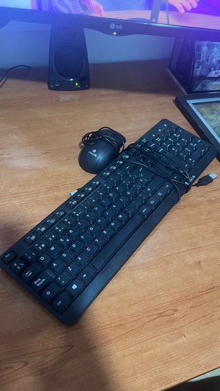 Set Teclado y Ratón NGS Negro