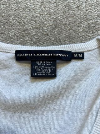 Jersey Polo Ralph Lauren Blanco