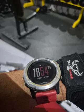 Garmin Fenix 3 Plata/Rojo+pulsometro