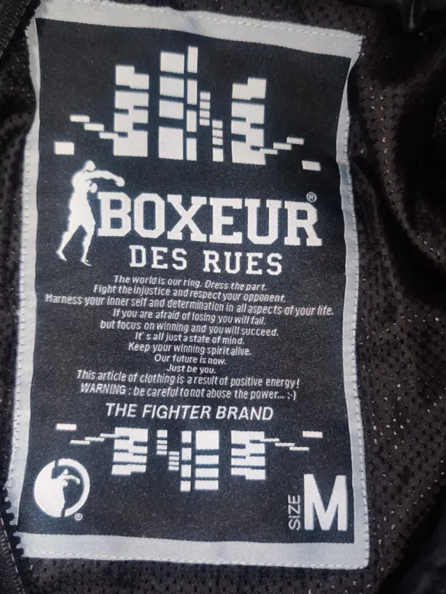 Abrigo Boxeur Des Rues Negro