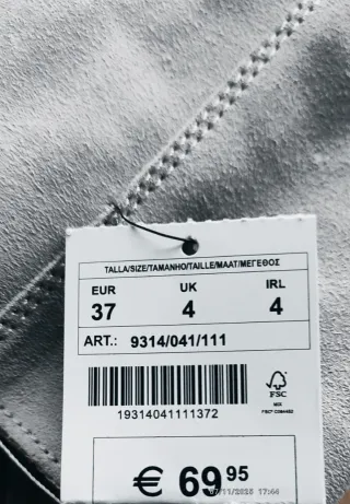 Botas de piel Stradivarius 37NUEVAS