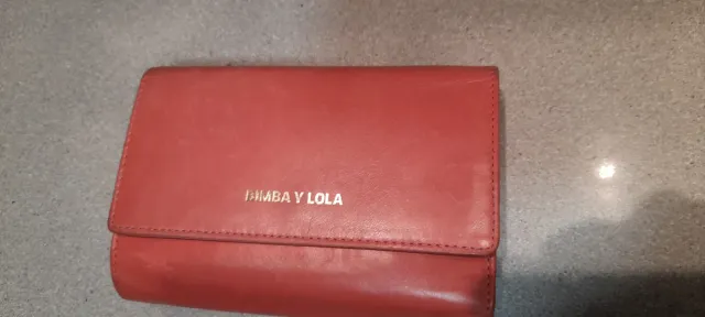Cartera Bimba y Lola Piel Roja/Rosa