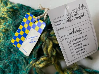 Sciarpa D. Moretti unisex con frange