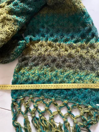 Sciarpa D. Moretti unisex con frange