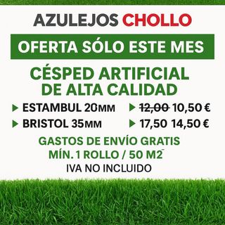 Césped Artificial Oferta Mes