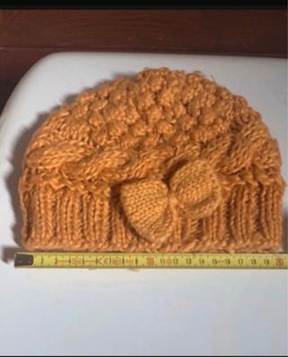 Cappello lana bimba 5-8 anni