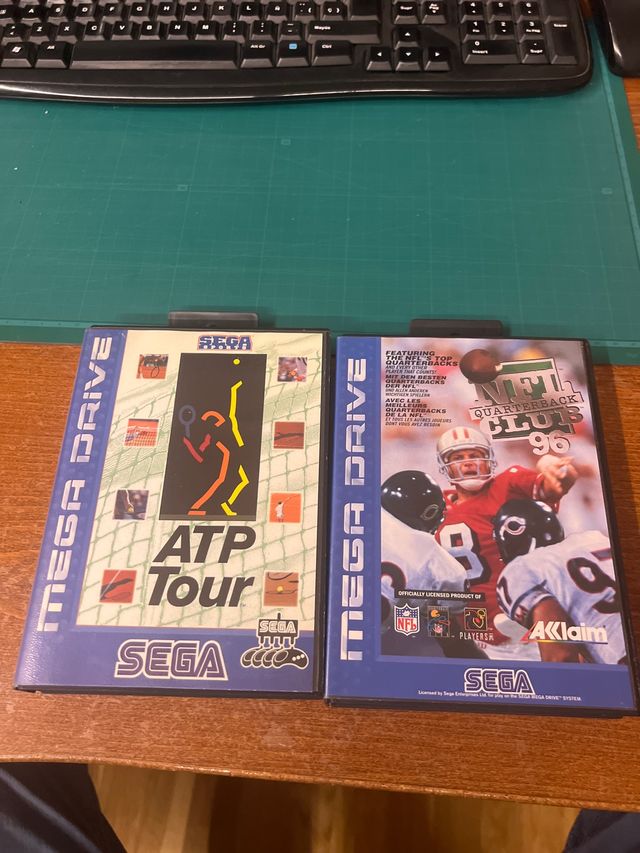 Lote 2 Giochi Mega Drive: ATP Tour e NFL Quarterback Club '96
