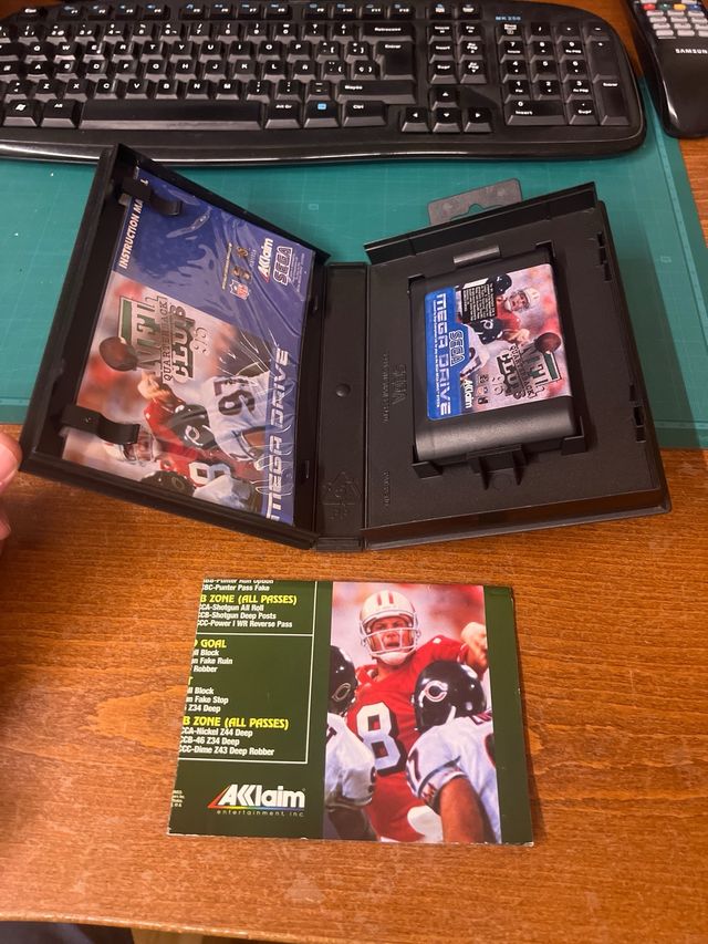 Lote 2 Giochi Mega Drive: ATP Tour e NFL Quarterback Club '96