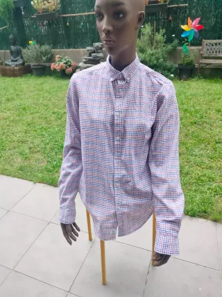 Camisa THE OXFORD cuadros azul y rojo