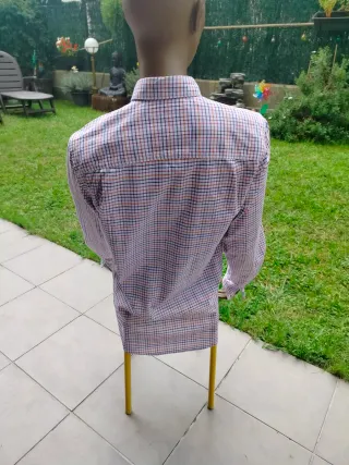 Camisa THE OXFORD cuadros azul y rojo