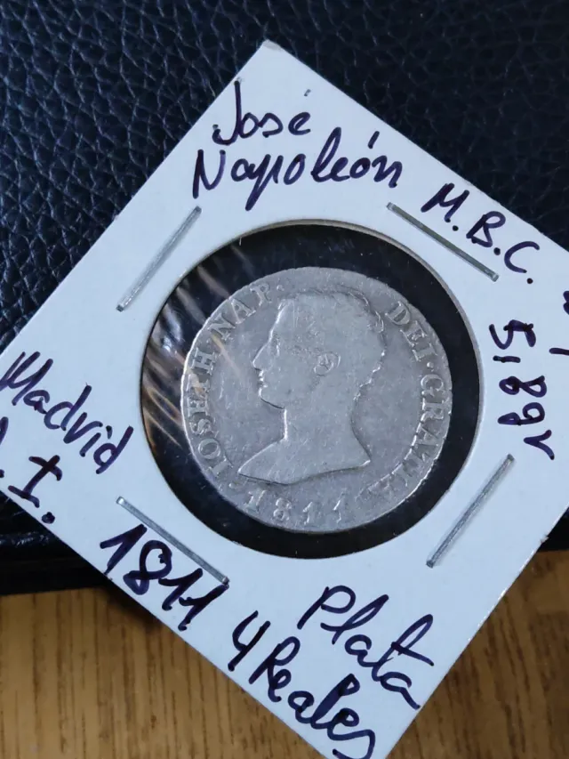 4 Reales José Napoleón Madrid 1811 Plata