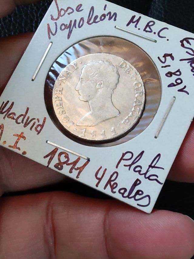4 Reales José Napoleón Madrid 1811 Plata