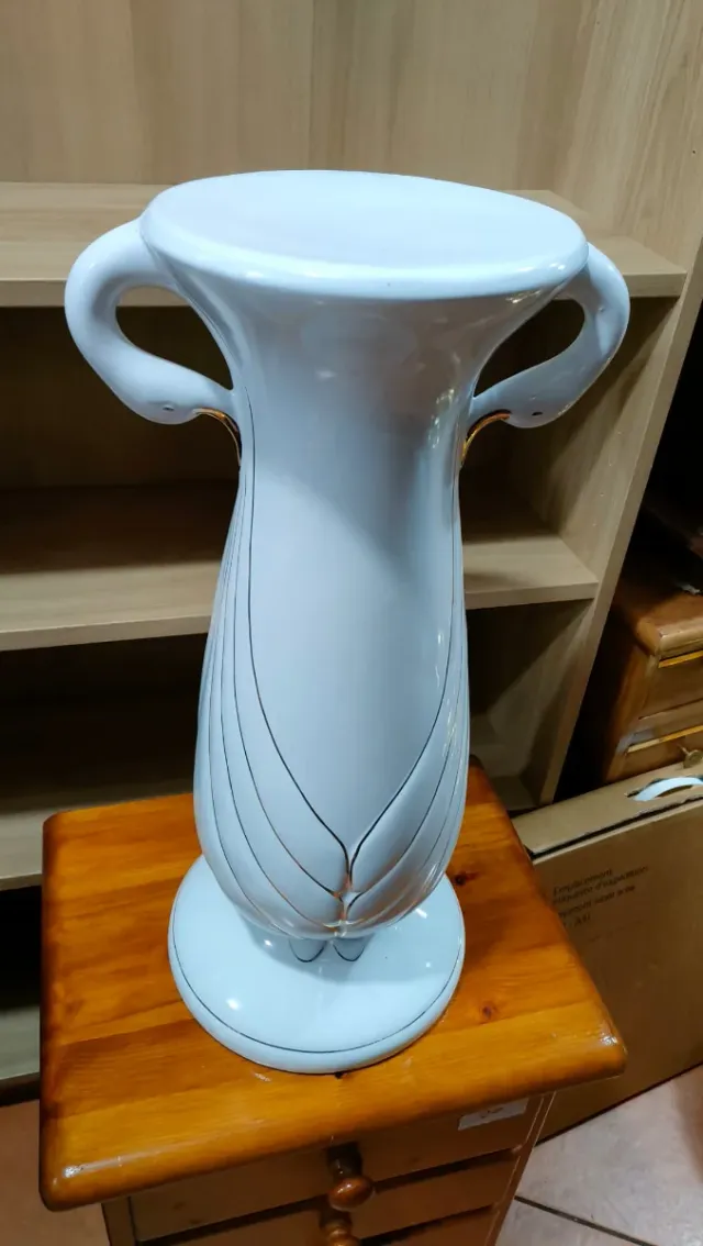 Soporte Plantas Pie Pedestal Porcelana 640513926