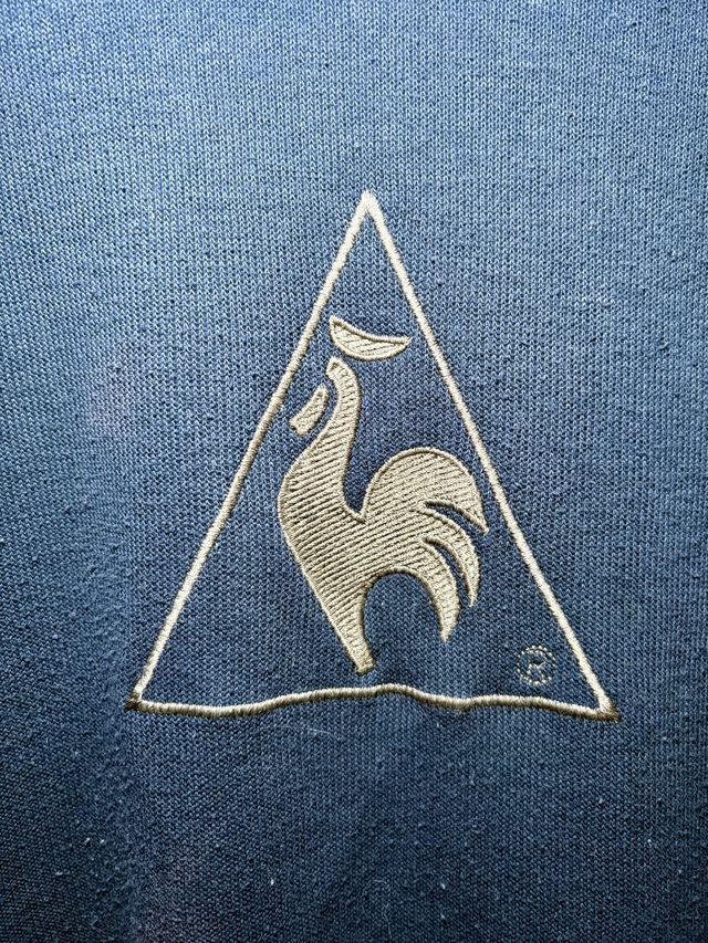 Vintage Sweatshirt Le Coq Sportif Black/Brown Logo