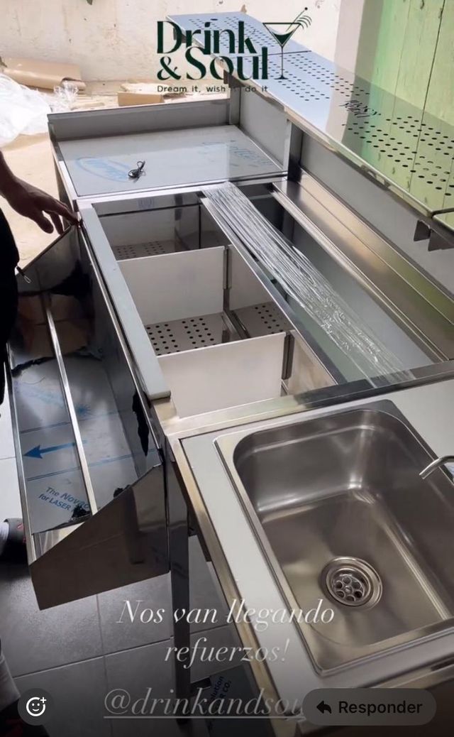 Barra de Coctelería Portable para Eventos