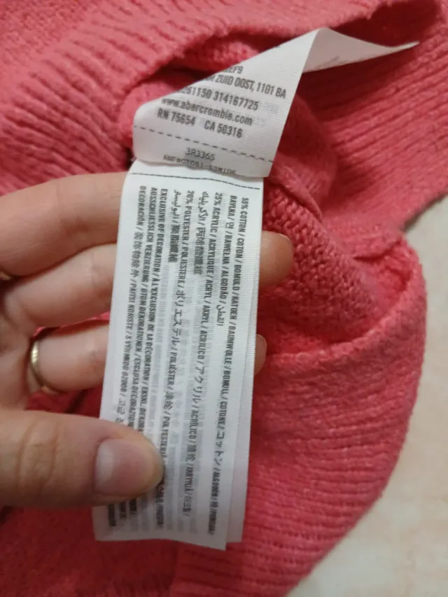 Hollister Maglione rosa