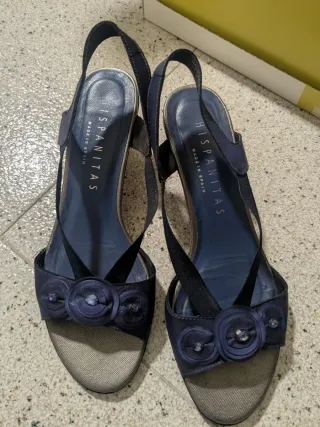 Sandalias Hispanitas Azul Talla 40