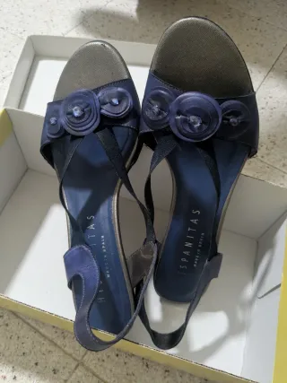 Sandalias Hispanitas Azul Talla 40