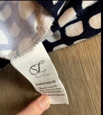 Vestido de Smashed Lemon. Talla M.