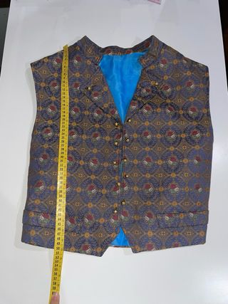 Chaleco fallero azul oscuro talla 50