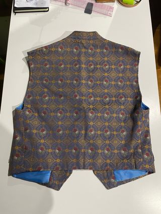 Chaleco fallero azul oscuro talla 50