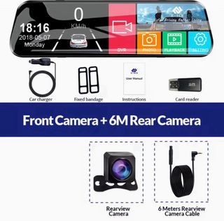 Cámara DVR Coche E-ACE 1080P GPS