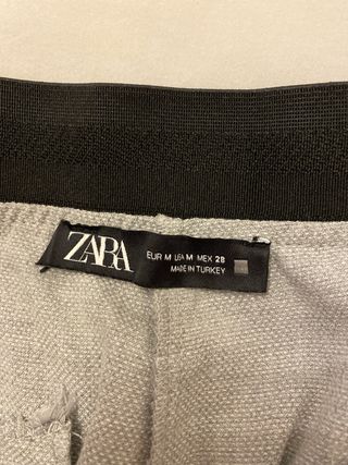 Pantalón Zara Pinza Chica Gris