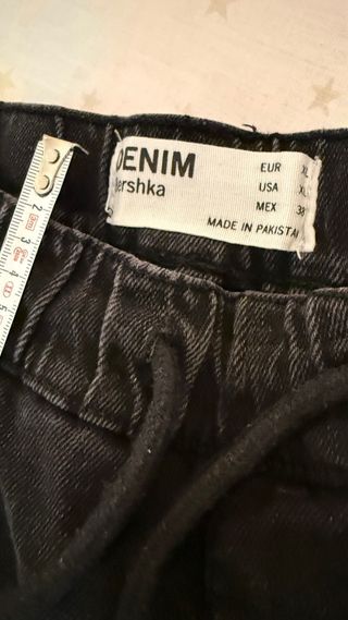 Pantalones vaqueros Bershka azul XL