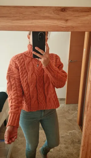 Jersey Sfera Cuello Alto Naranja