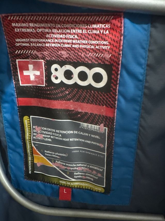 Chaqueta técnica hombre +8000