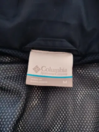 Chubasquero Columbia Talla M Azul Impermeable