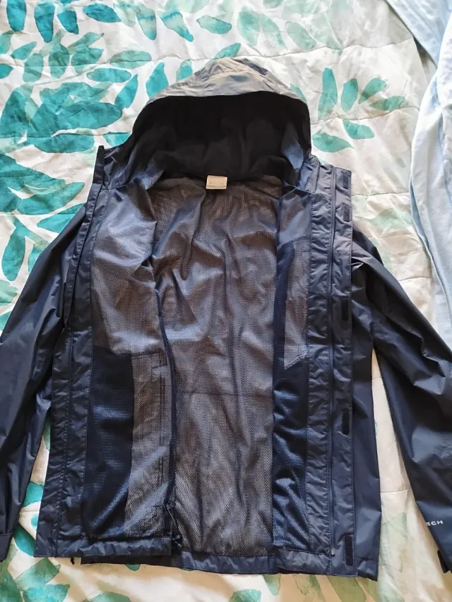 Chubasquero Columbia Talla M Azul Impermeable