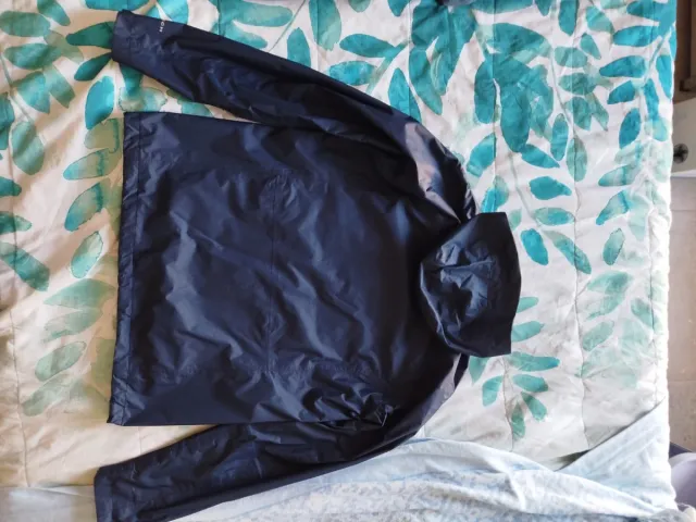 Chubasquero Columbia Talla M Azul Impermeable
