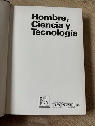 Hombre, Ciencia y Tecnología