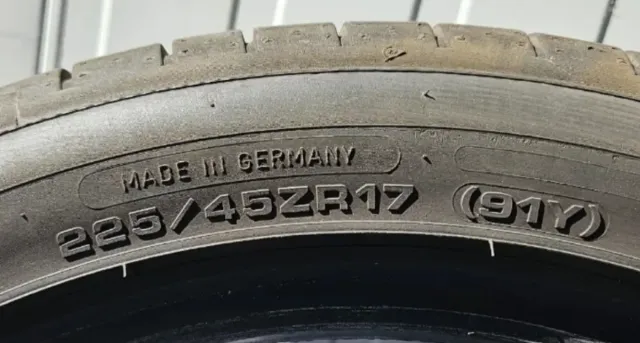 2 Neumáticos Dunlop 225/45 R17 91Y