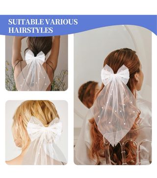 Velo Novia Perlas Pinza