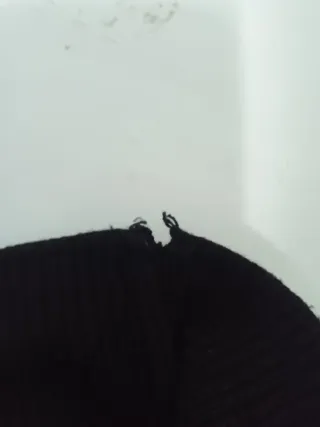 Jersey Zara negro cuello alto mangas caídas