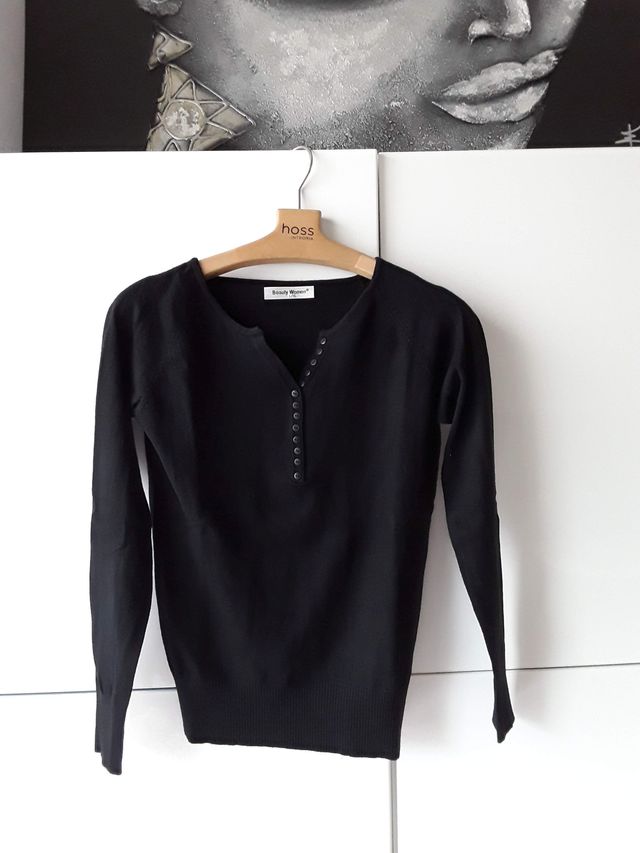 Jersey negro de Beauty Women. Talla M