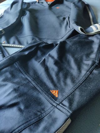 Tuta Adidas Y2K Uomo Blu/Arancio