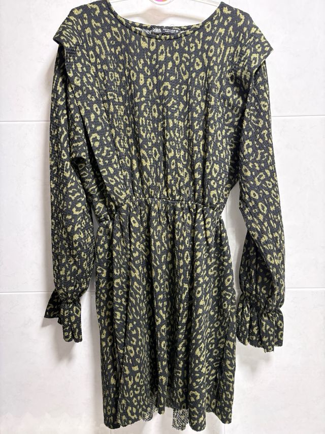 Vestido Zara Talla S Animal Print
