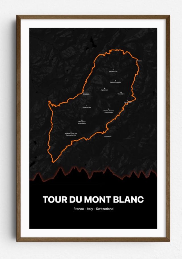 Cuadro Personalizado Strava A5