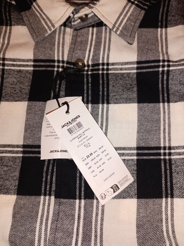 Camisa Jack & Jones quadriculada L